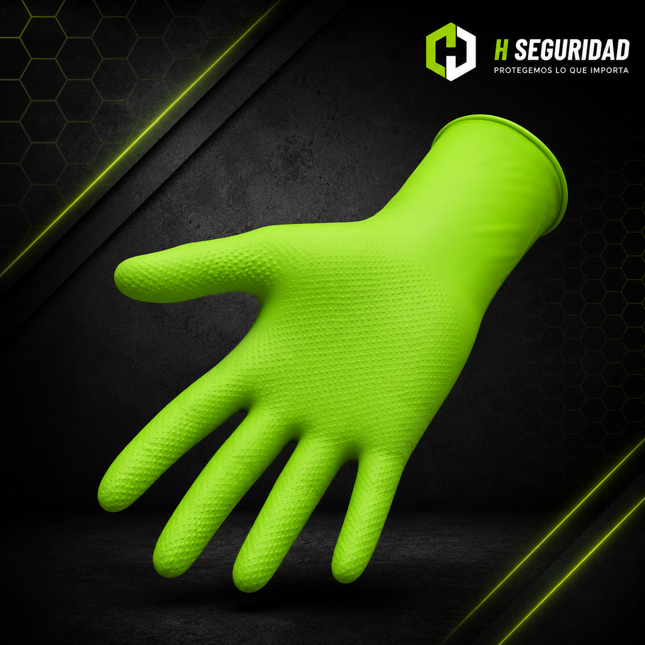 Guantes de Nitrilo Diamantado Extraresistente 8 g